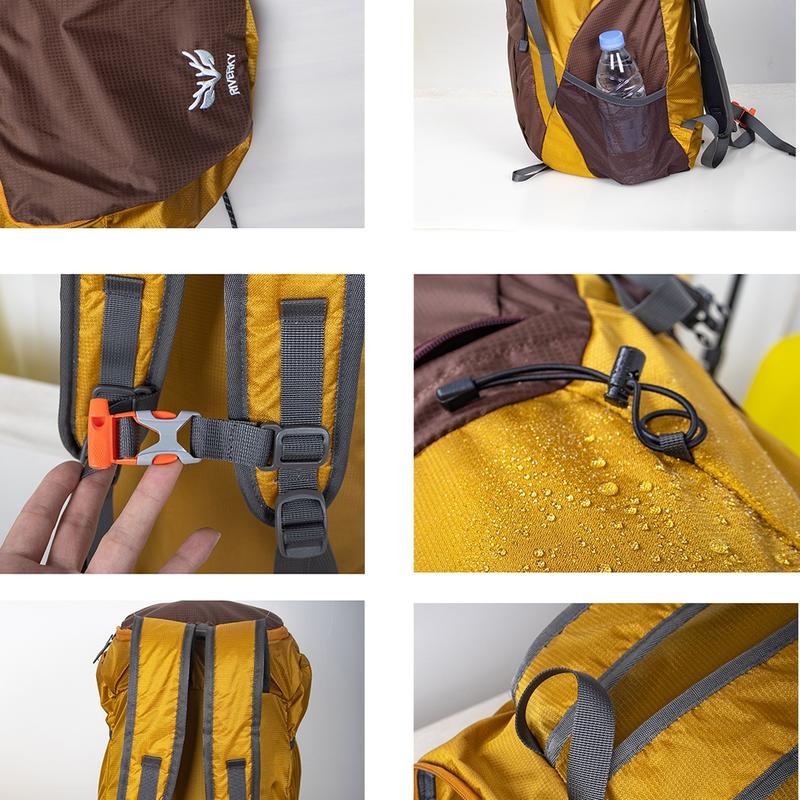 35L outdoor foldable large capacity mountaineering bag lightweight hiking backpack 5