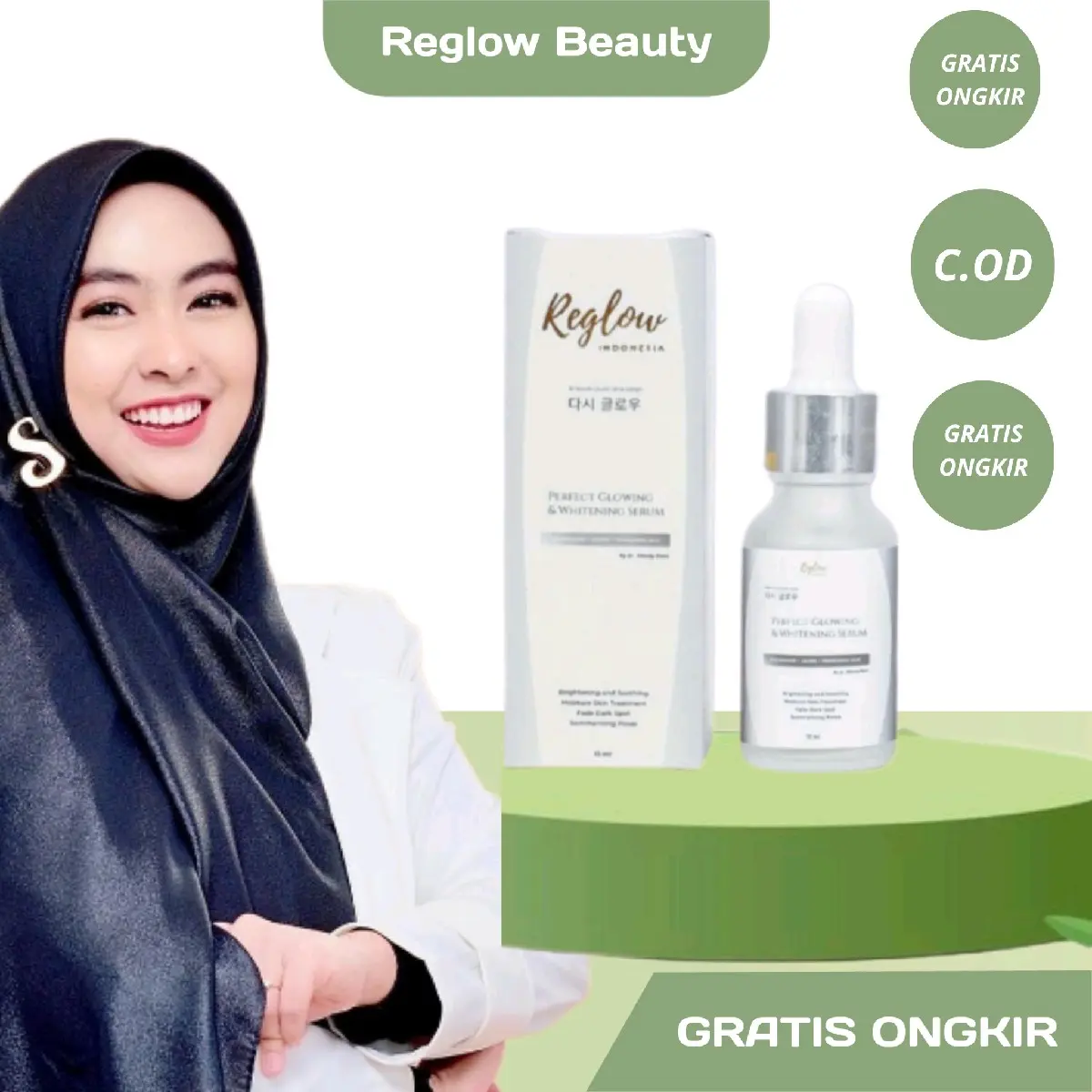 serum reglow Perfect Glowing Whitening serum by Dr Shindy putri Semua Jenis Kulit