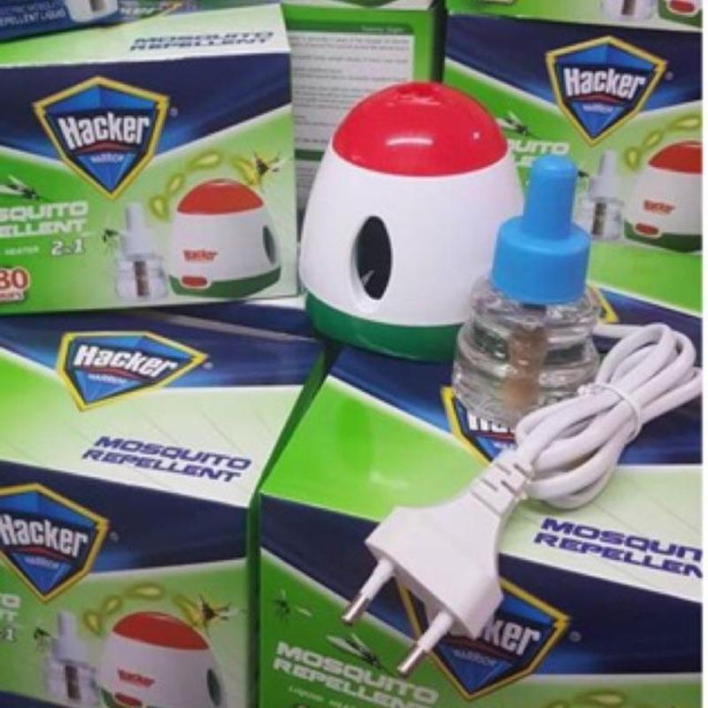 Máy Đuổi Muỗi Xông Tinh Dầu Hacker tặng kèm lọ tinh dầu HÀNG L1 1