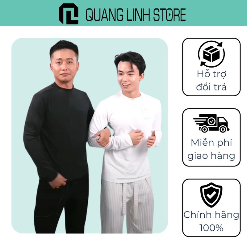 Áo giữ nhiệt Chapepa Co giãn 4 chiều, Áo Giữ Nhiệt Nam Nữ Chất Liệu Mềm Mịn, Co Giãn Tốt, Khả Năng Giữ Ấm Cao Quang Linh Store Menswear Cổ Tròn Cotton