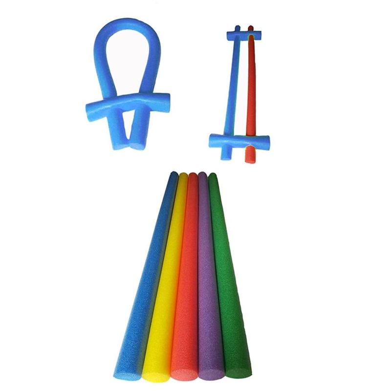 Product Introduction of New Swim Pool Accessories Swimming Pool Noodle Connectors Training Aids Swimming Stick Holed Foam Connector 0-7 Holes Kids' Swim Noodles Noodle Builder Connector 19
