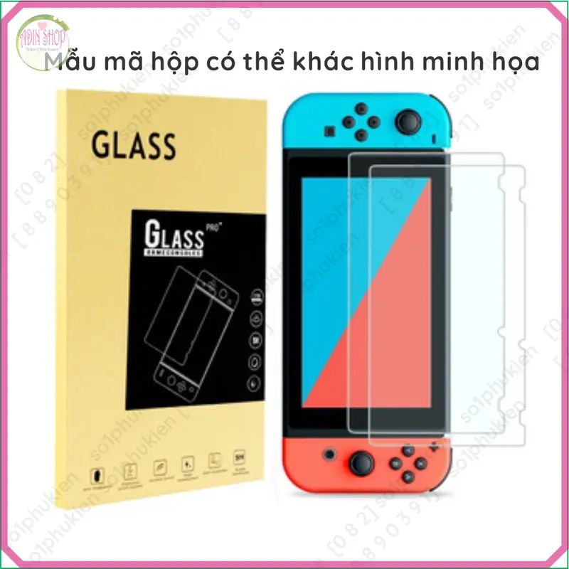 Kính Cường Lực 9H Bảo Vệ Màn Hình Cho Máy Chơi Game Nintendo Switch V1, V2, Switch Lite, Switch Oled cacấp 4