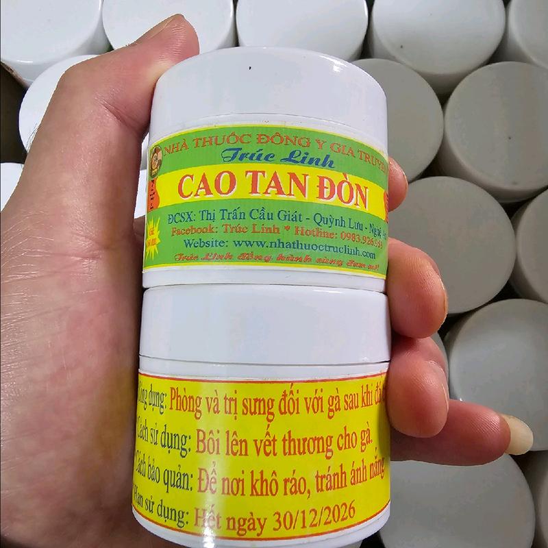  COMBO 2 LỌ CAO TAN ĐÒN TRÚC LINH DÀNH CHO GÀ CHOI 