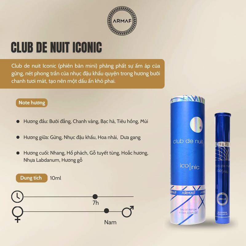 Nước hoa ARMAF 10ML EDP bản tự chọn tất cả các loại [DL] 1