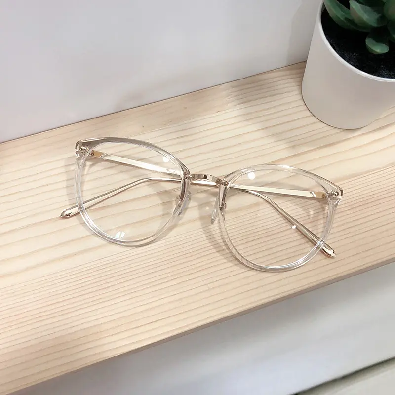 Kính cận thời trang mắt tròn phong cách Hàn Quốc - Kính giả cận Unisex 019 5