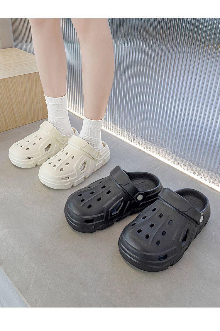 Product Introduction of Giày Croc Nam, Hàng Mới Về Năm 2024, Cảm Giác Mềm Mại Và Có Đệm, Dép Đi Biển Bít Mũi Ngoài Trời Chống Trượt Cho Cặp Đôi, Dép Nữ Đế Dày, Thích Hợp Sử Dụng Trong Nhà, 2024 13