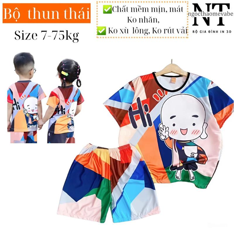 Đồ bộ thun mẫu phỏng theo áo sư Minh Tuệ kiểu cộc tay quần đùi chất mềm, mịn, mát, k nhăn, k xù lông, k phai màu