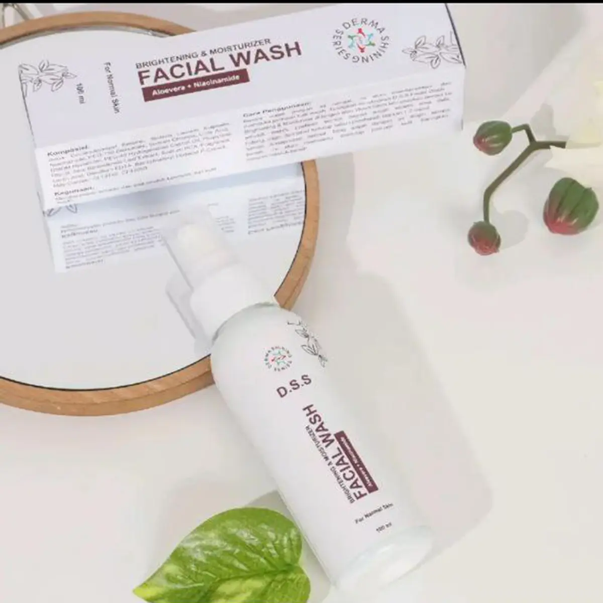 DSS DERMA SHINING FACIAL WASH - PEMBERSIH WAJAH KULIT NORMAL