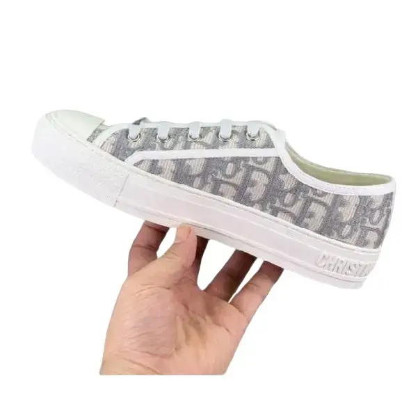 [TOP] Giày thể thao nam nữ Walk B56 Sneaker Canvas Trắng Xám Bản Mới Shoes Đế Bằng
