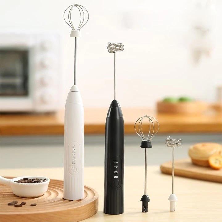    L   Máy Tạo Bọt Trứng Bọt Cafe 3 Tốc Độ Tuỳ Chọn. Nhỏ Gọn Tiện Lợi Máy Đánh Bọt Máy Đánh Trứng đồ  giadụng 
