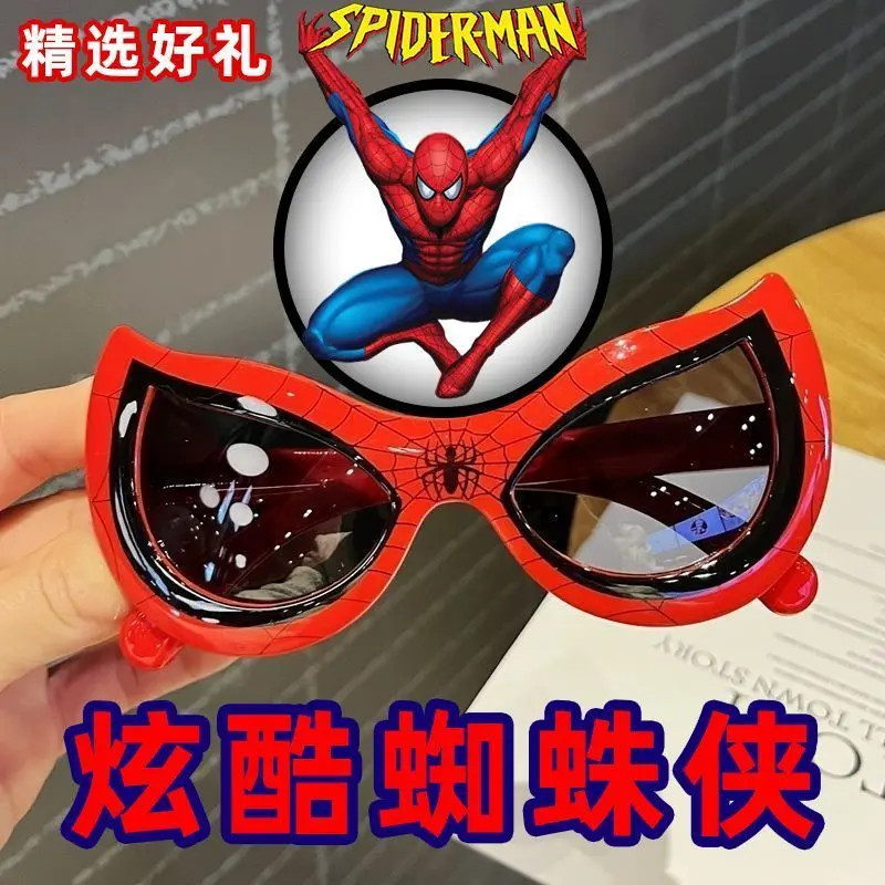 Kính Râm Trẻ Em Người Nhện, Thiết Kế Ngầu Kính Râm Bé Trai, Đồ Chơi Trẻ Bé Thời Trang Hoạt Hình Hợp Xu hướng Thích Hợp Làm Quà Tặng Năm Mới, Năm 2025 kinh  chobe kinh chong anh sang xanh cho treem