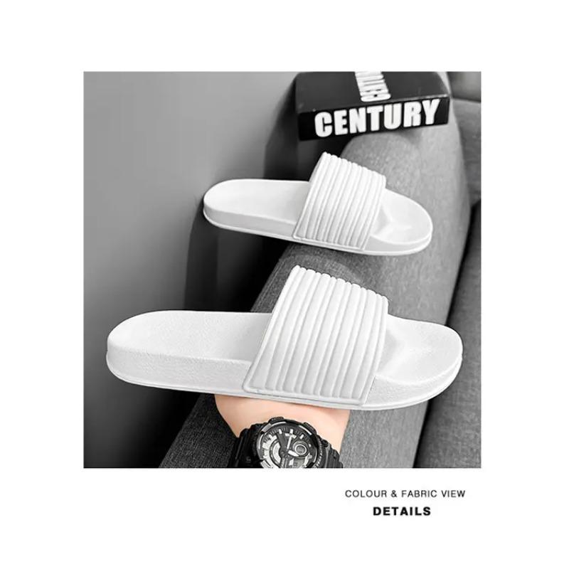 Product Introduction of 2025 new zebra and lip striped slippers, neutral and fashionable home slippers 27