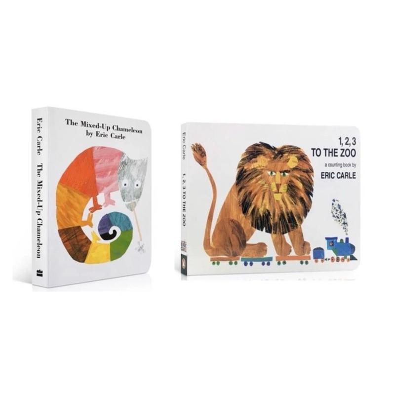 Product Introduction of original Eric Carle: 10 Rubber Ducks/ The Mixed Up Chameleon/ 123 To The Zoo/ (Board Book) 11