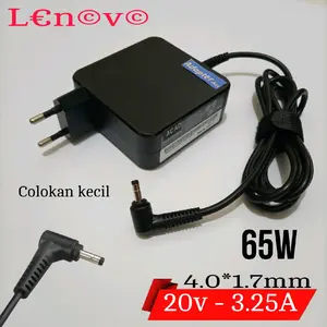 Charger Laptop Llenovo 20v - 3.25A 110 120 130 310 320 330 C340 C360 C640 S145 710 720 730 510 520 530 Pengisi Daya Dinding