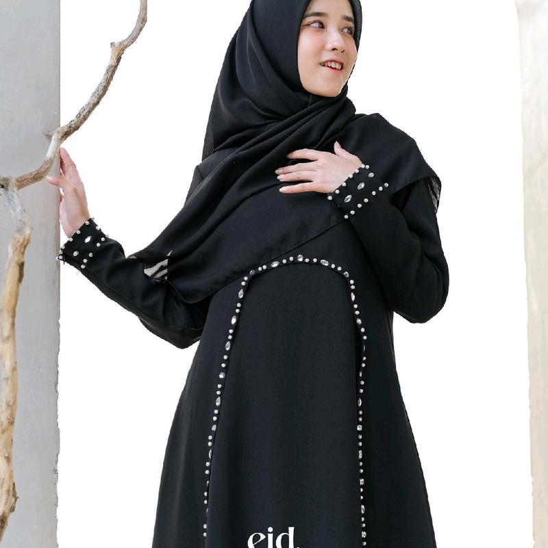 Nurra abaya ORI Kazami / abaya gamis dress busui wudhu friendy matt diamond italiano 7