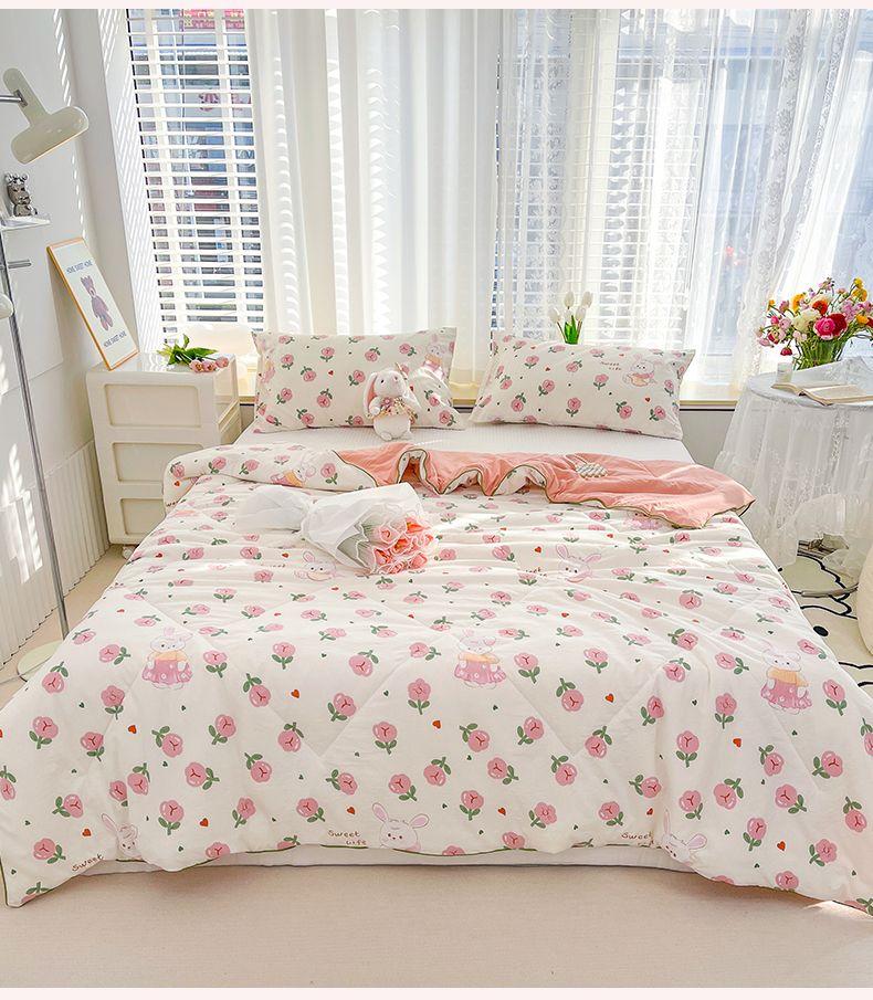 Product Introduction of [ 46k Positive Reviews] Class A Double Layer Gauze Summer Quilt Double Spring Autumn Quilt Air Conditioning Quilt Machine Washable Quilt Core Single Cartoon Children's Thin Quilt 7