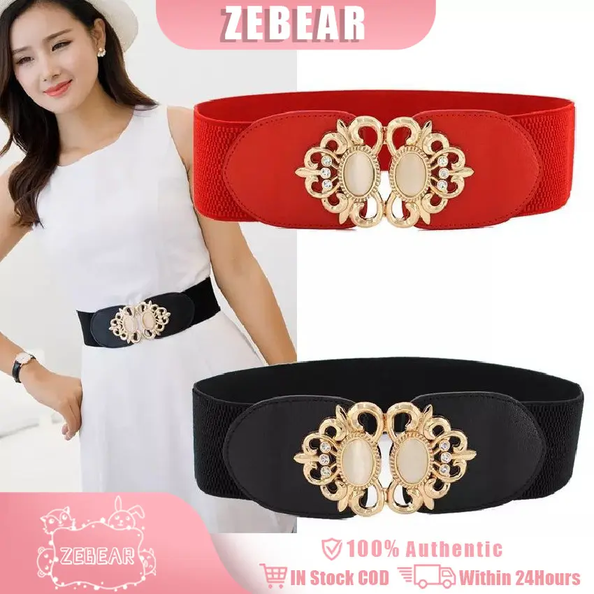 Women Belts Garterized Dress Belt For Women Wan Stretchable Waistband Belt For Dress Elastic