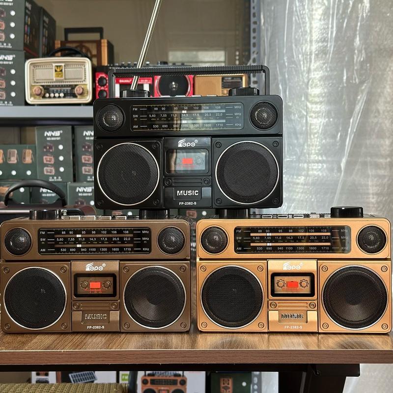 Đài radio 1 LOA năng lượng mặt trời kết nối FM, AM, SW, Bluetooth Pepe FP 2382 S. Pin 6 tiếng bảo hành 6 tháng speaker bluetooth Nghe Nhạc
