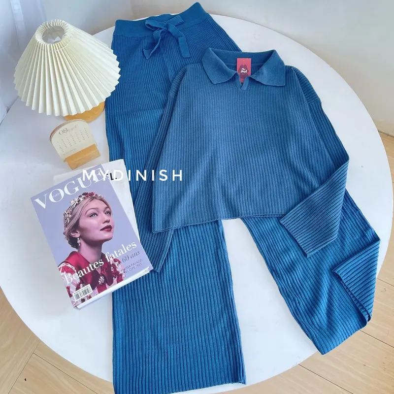 One set Geani - Stelan Rajut Wanita Terbaru Setelan 2