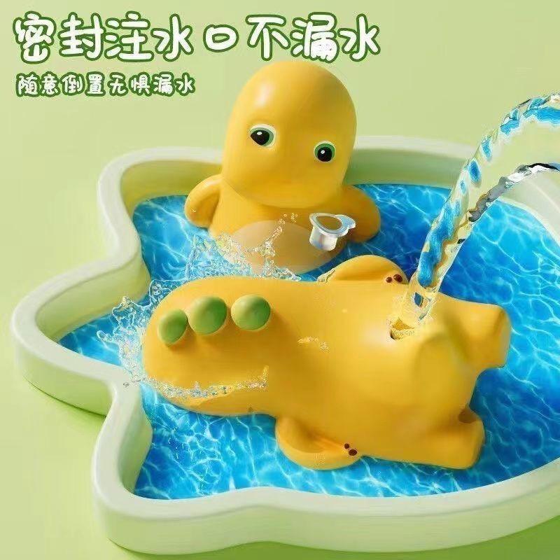Product Introduction of Baby Internet Celebrity Milk Dragon Bath Toy Children's Water Play Girl Turtle Boy Infant Wind-up Children's Toy Water Play 8