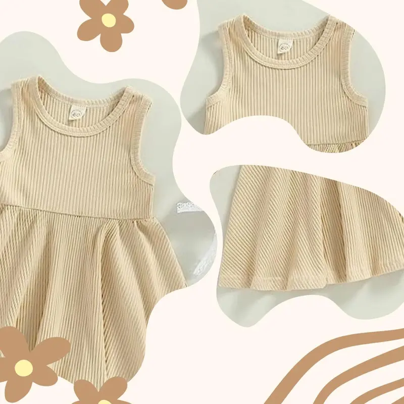ALILA Hijab - Dress Tanpa Lengan Anak Perempuan / Dress Lucu / Dress Anak Perempuan 2