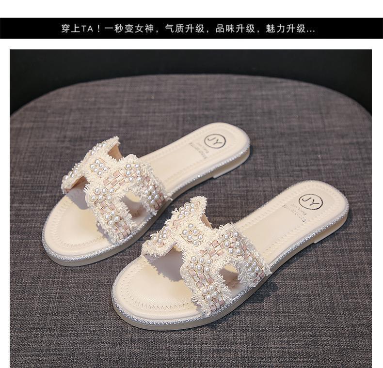 Product Introduction of Dép Đi Ngoài Trời, Phong Cách Thanh Lịch, Dép Xỏ Ngón Đế Bằng Ngọc Trai, Thời Trang Mới Mùa Hè 2024 Cho Nữ 19