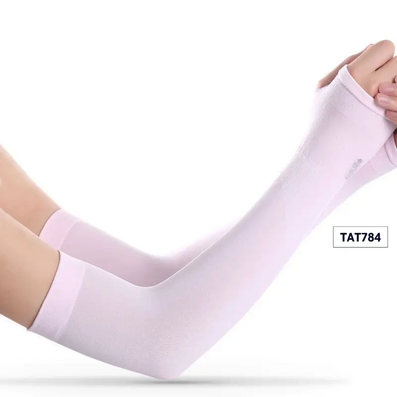 TAT784 Một đôi găng tay chống nắng Hàn Quốc xỏ ngón Let's Slim đủ màu dày dặn ngăn tia UV MiniCat 7