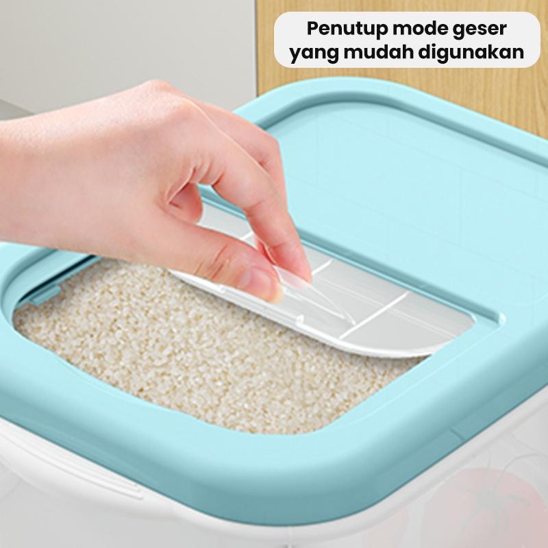 Muzy Rice Box Storage Penyimpanan Beras Tempat Beras Kotak Penyimpanan Beras 5kg, 7,5kg & 10kg HSB148