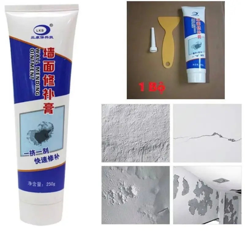 KEO SƠN VÁ TƯỜNG 2 trong 1 dễ dàng giải quyết các vấn đề tường bong tróc nứt nẻ, vết vẽ bút màu 7
