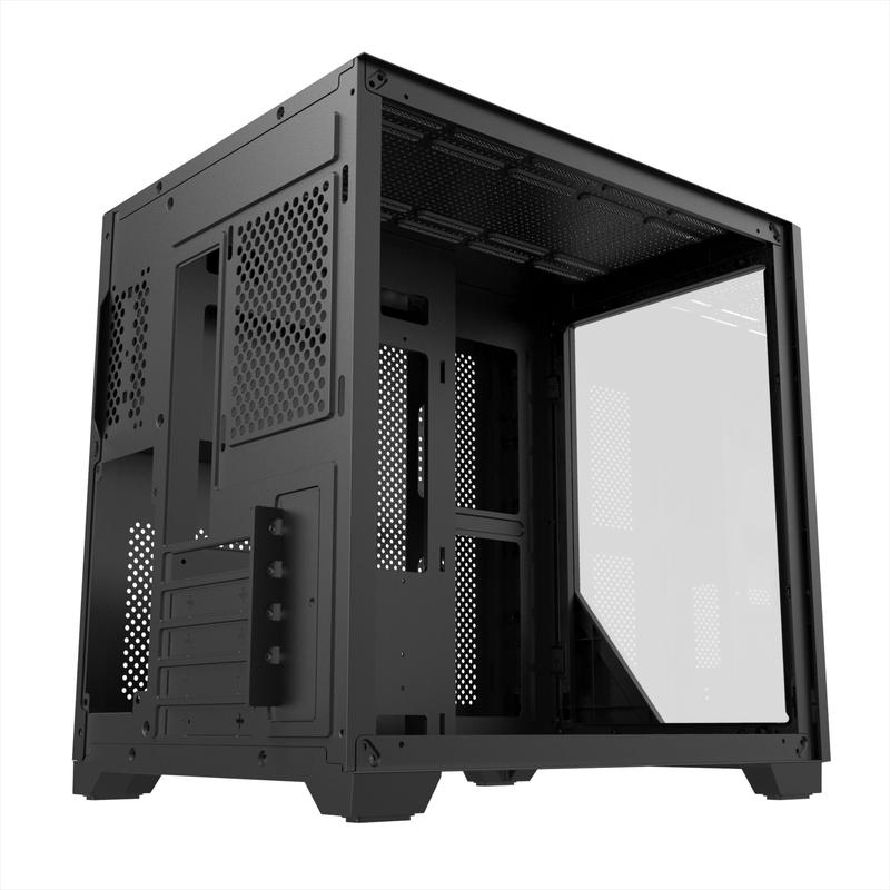 M-ATX/ITX Tower PC Case,Capable of Fitting 7 Fans,Gaming PC Mini ...