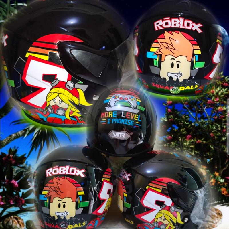 HELM ANAK SNI JUNIOR MOTIF ROBLOX GAMER ANAK 4-8 TAHUN Motorcycle 1