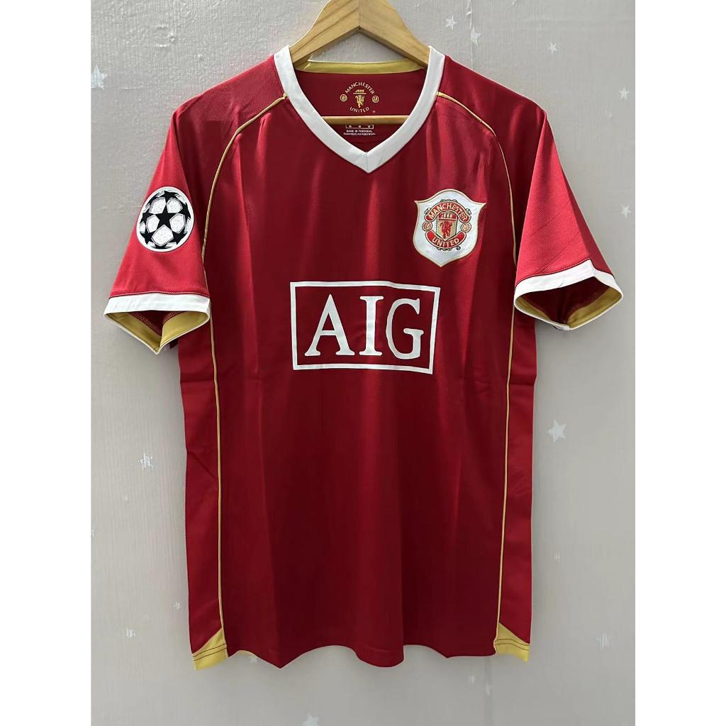 2006/2007 Manchester United football jersey, Cristiano Ronaldo and high-quality retro home game foot