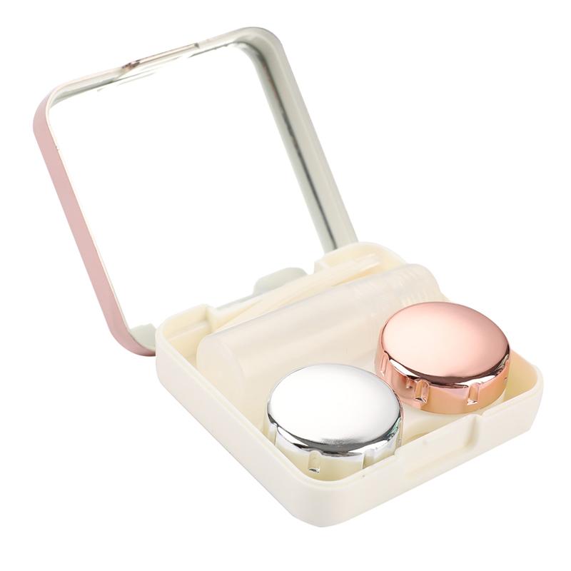 Product Introduction of Fashion Contact Lens Case Mirror Soaking Container Business Travel Holder Kit 22