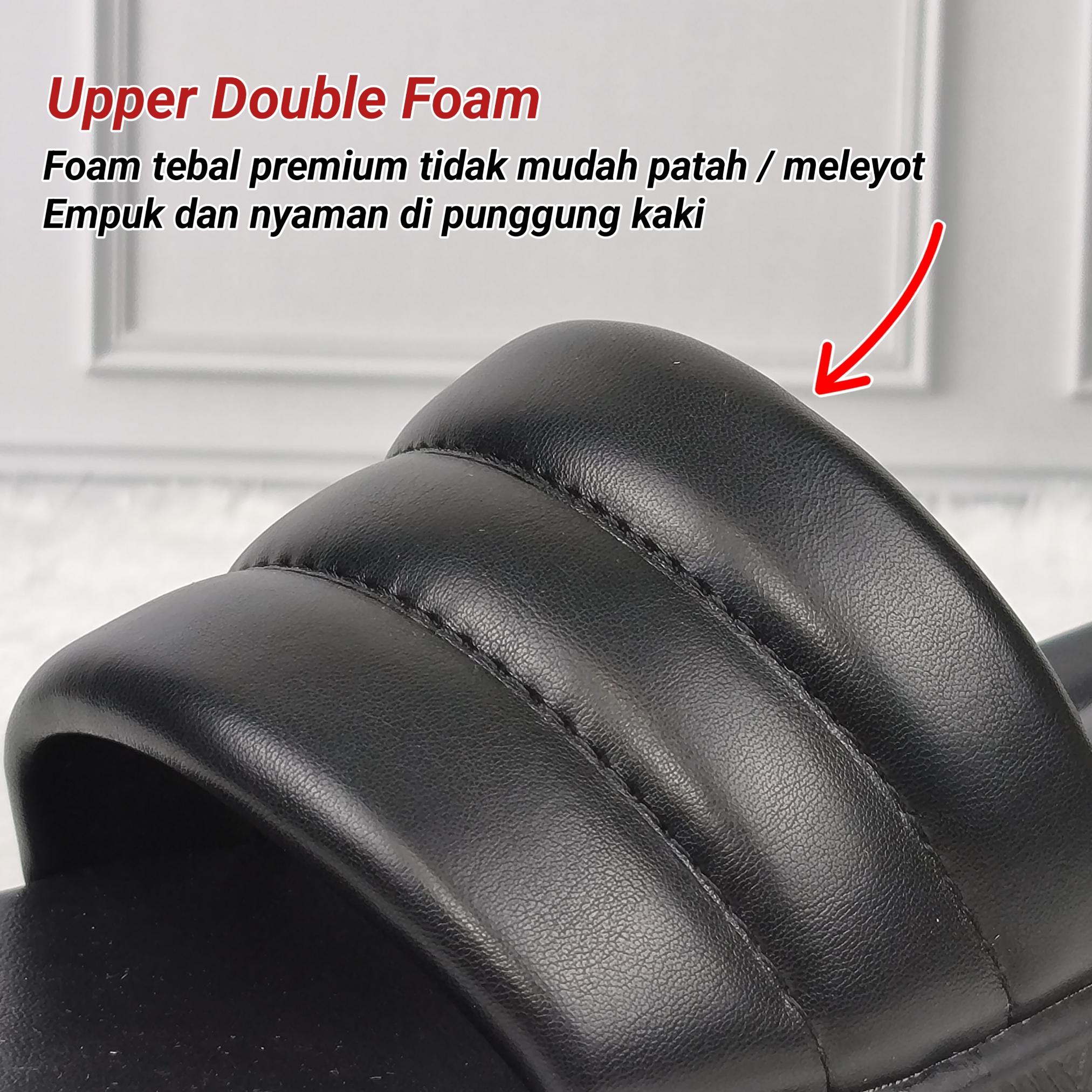 Estunice Sandal Slop Wanita Sendal Selop Wedges Terbaru Kekinian - Dania