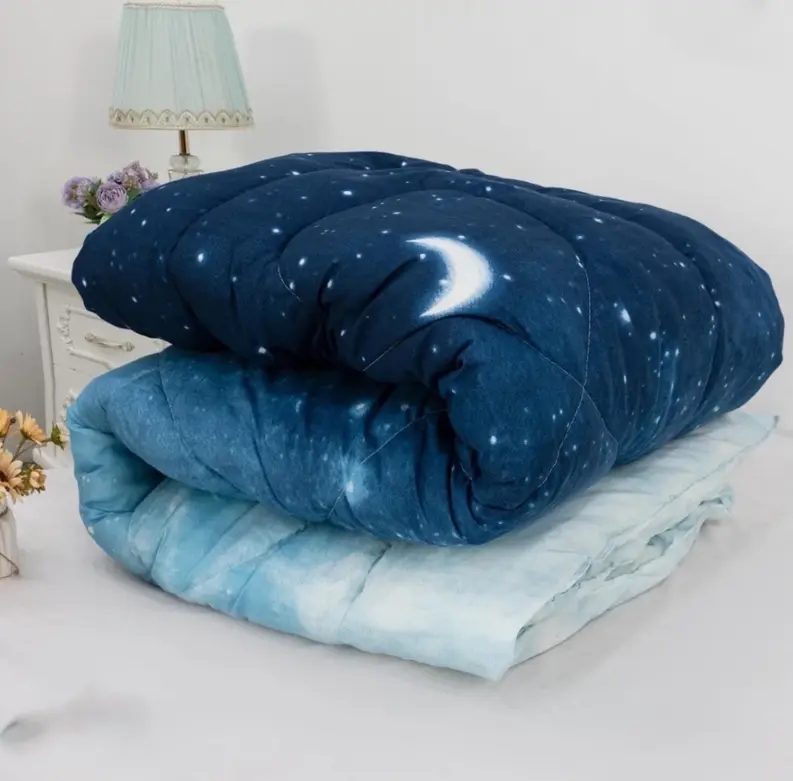 Chăn Phao cotton poly trần bông dày dặn da dạng kích thước M8 x 2M 1