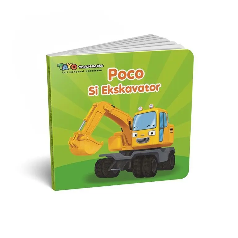[Ready Stock] Boardbook Tayo Seri Mengenal Kendaraan: Tayo si Bus Kecil / Frank si Pemadam Kebakaran / Toto si Mobil Derek / Alice si Ambulans / Pat si Mobil Polisi / Buku Anak Mizan 3
