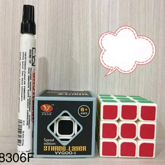 Rubik yongjun 3x3 base putih yj8630f 0