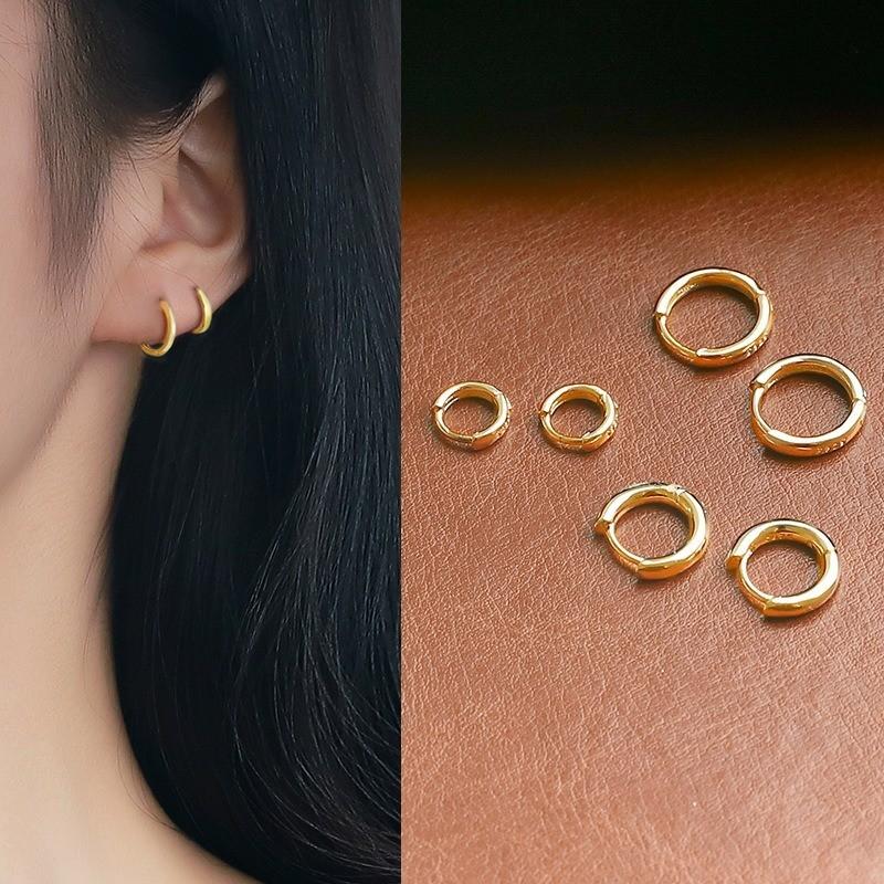 Product Introduction of Simple Earrings Fashion Simple round Earring Ear Clip Korean Fashion Earrings Accessories Gift 6