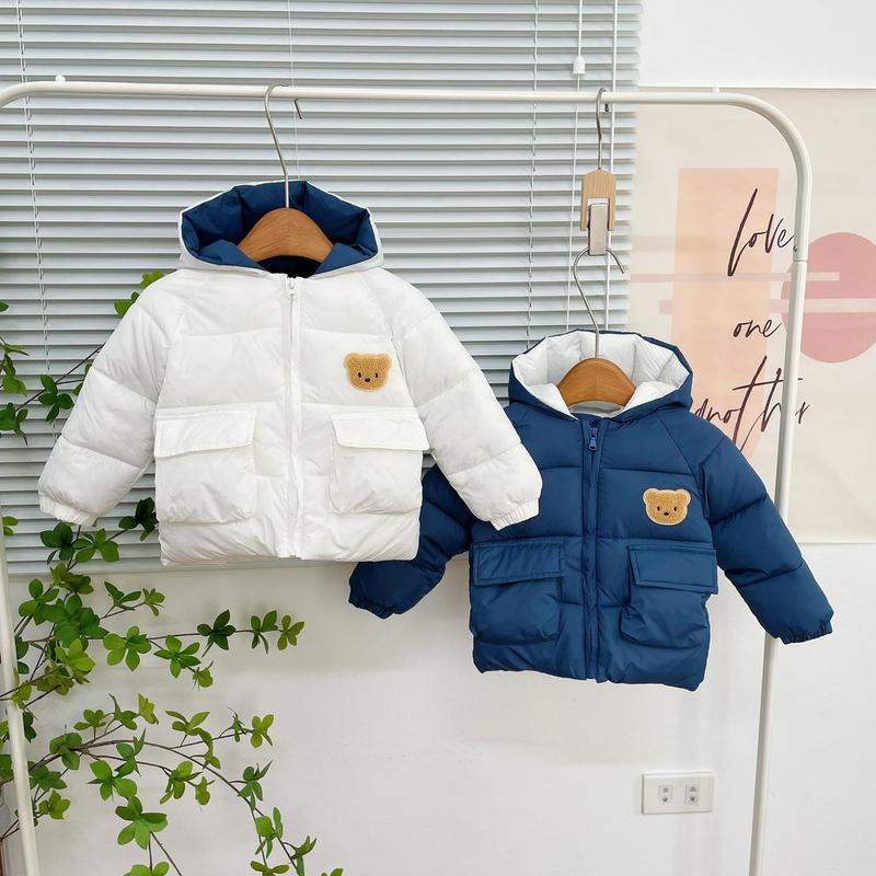 Áo Khoác Gấu Thêu Dày Dặn Cho Bé, Áo Phao Chất Nỉ Bông 3 Lớp Cho Bé Từ 7- 22kg áo  hoodie