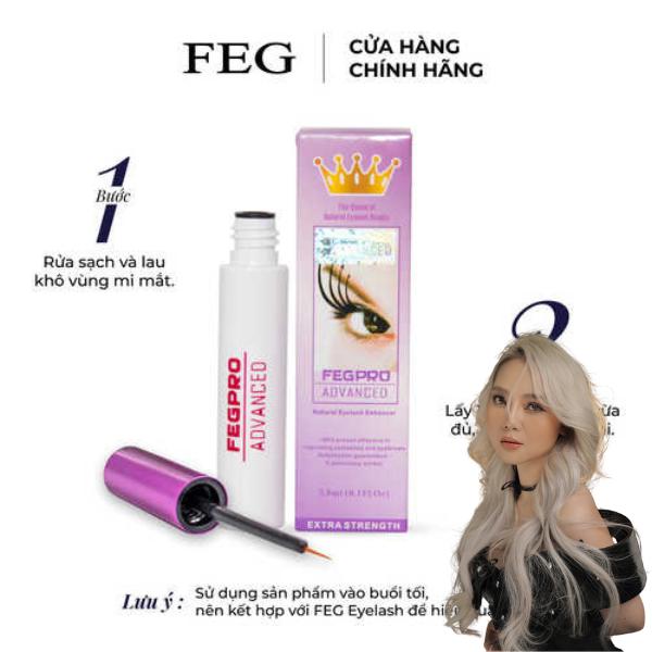 [FEG X CHẢNH BEAUTY 23.9] Serum dưỡng mi FEG Pro Advanced ban đêm giúp mi dài và dày dung tích 3ml