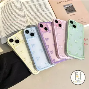 Casing Untuk Vivo V50 V40 Lite Y19S Pro Y15 Y29 Y04 Y03 Y03T Y28 Y12 Y18 Y29sY17S Y17 Y20 Y21 Y16 Y28S Y12S Y18S Y15s Y11 Y18E Y12i Y36 Y20S Y27 Y12A Y02 Y27S Y100 Y21S Y35 Y91C V25 V30 Y21T Y91 Y15A Y22 Kuning Hijau Ungu Merah Jambu Biru Kecil Pita Case