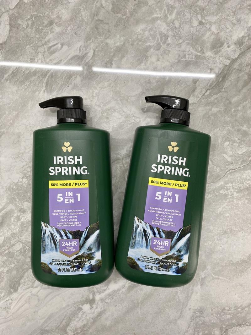 Product Introduction of Sữa tắm gội toàn thân cho nam Irish Spring 5 in 1 887ml 2