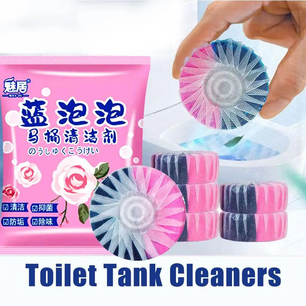 Automatic Toilet Bowl Cleaners With Bleach Sustained-Release Tablets Toilet Strong Toilet V1M1