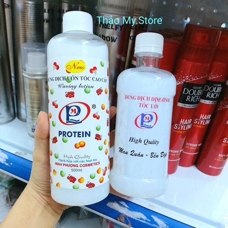 Thuốc uốn tóc lạnh Trái Cây 500ml Minh Phượng (Uốn Lạnh) định hình nếp tóc.
