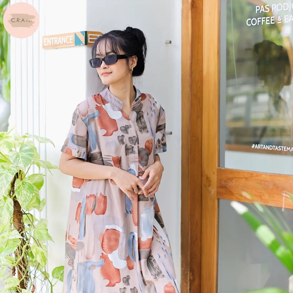 CRA OUTFIT - Daster Adisty Series (AT3) Rayon Nyaman Kancing