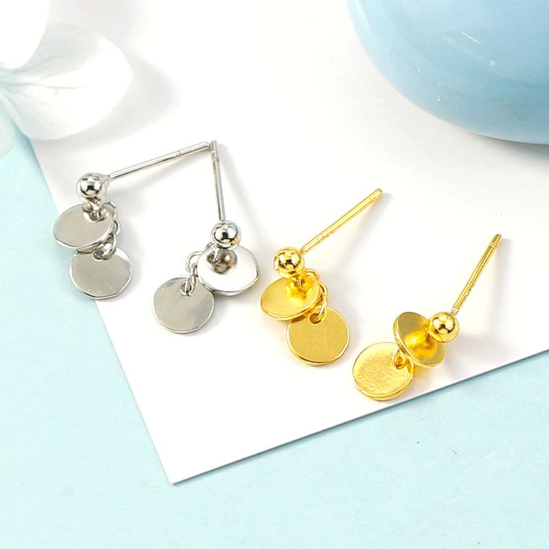 Product Introduction of Luxe & Luster Jewelry Bông Tai Đinh tán Wafer, Shinning, Đồ Trang Sức Đồng Thau, Dành Cho Phụ Nữ, Thiết Kế Độc Đáo, Cao Cấp, Tinh Tế, Thanh Lịch, Dễ Phối Đồ, Phong Cách Hàn Quốc, Đồ Trang Sức 7