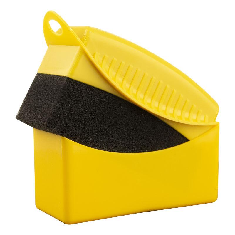 Product Introduction of Car Wheel Polishing Waxing Sponge Washing Cleaning Tire Contour Brush With Cover ABS Dressing Applicator Pads Detail Accessories 16