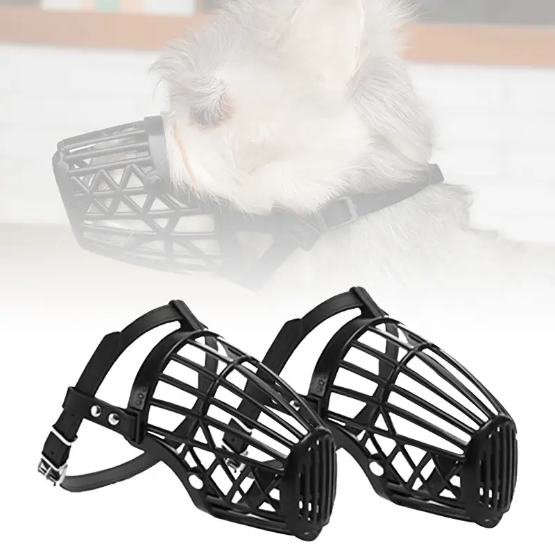 Omhbaff-Giỏ Nhựa Có Thể Điều Chỉnh Cho Chó, Rọ Mõm Cho Chó Con, Nắp Miệng, Chống Sủa, Đồ Dùng Cho Thú Cưng 1