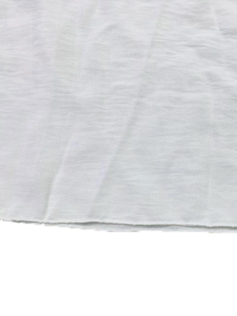 Product Introduction of Women's Plain Frill Trim Tie Front Off Shoulder Blouse, Elegant Ruffle Trim Flounce Sleeve Tiered Layer Top for Spring & Fall, Ladies Clothes for Daily Wear 6