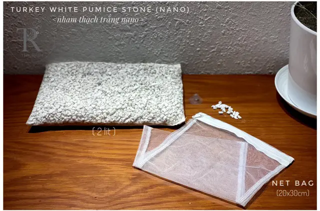 Túi Nham Thạch Trắng Thổ (2L) Thương Hiệu Therium, Mã Sản Phẩm Locnano-20x30cm 1